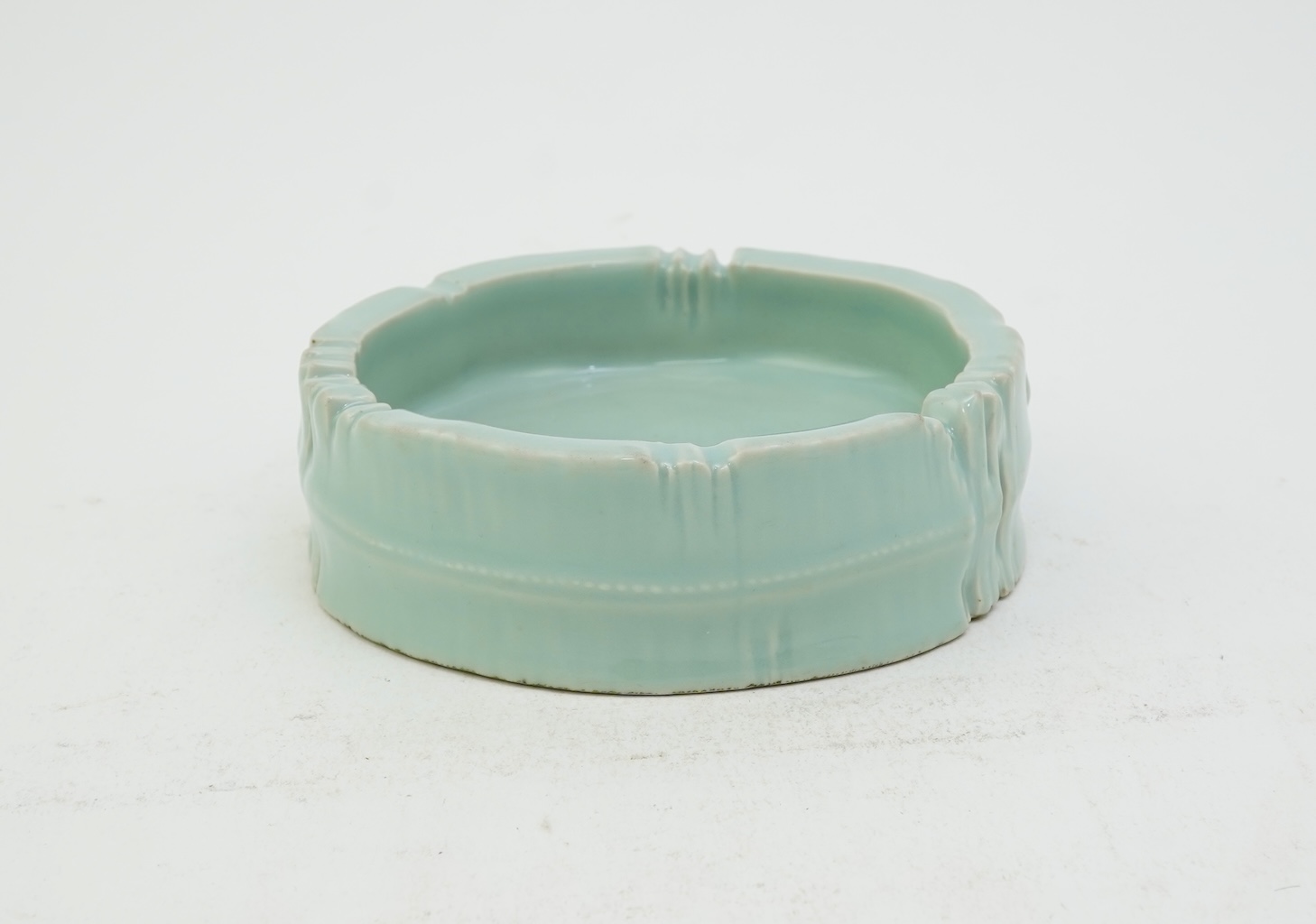 A Chinese celadon glazed brushwasher, Qianlong mark but later